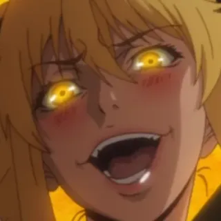Kakegurui Caps telegram stickers