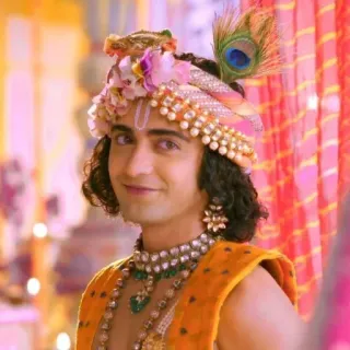 😊 Krishna Krishna, Hinduism, Indian culture, Deity, Spiritual, Religion telegram sticker