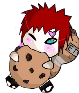🍪 Gaara Naruto Anime, Manga, Karakter, Kartun, Lucu, Gaara, Naruto whatsapp sticker