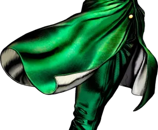 🤘 vert, cape, cape, vêtement telegram sticker