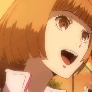 😄 Anime, Dziewczyna, Słodkie, Portret, Animacja telegram sticker