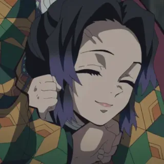 🤬 Shinobu Kocho Demon Slayer Anime, Demon Slayer, Shinobu Kocho, Carino, Sorriso telegram sticker