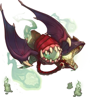👒 mostro, creatura, fantasy, demone, spaventoso telegram sticker