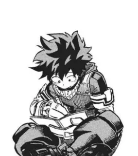 🌟 Izuku Midoriya My Hero Academia Izuku Midoriya, My Hero Academia, Anime, Manga, Deku, Student, Superheld telegram sticker
