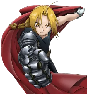 👊 Edward Elric Fullmetal Alchemist Anime, Kartun, Sihir, Alkimia, Karakter, Fullmetal Alchemist, Edward Elric, Automail telegram sticker