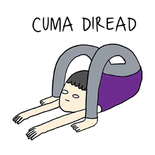😶 CUMA DIREAD telegram sticker