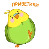 Зелёный Птенчик (@TgSticker) whatsapp stickers