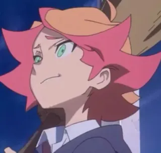 🙂 Amanda O'Neill Little Witch Academia Anime, Strega, Magia, Studente, Scuola, Little Witch Academia telegram sticker
