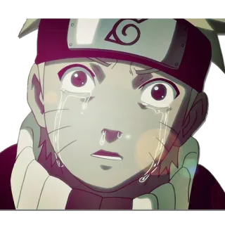 😭 Naruto Naruto, anime, crying, sad, emotional, manga, tears telegram sticker