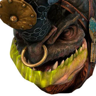 😁 orc, fantasy, monster, creature, troll, warrior whatsapp sticker