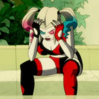 🎪 Harley Quinn 할리 퀸, 만화, 악당, dc 코믹스, 슈퍼빌런, 조커 telegram sticker
