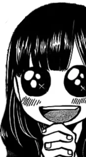 😍 anime, manga, cute, girl, kawaii, eyes whatsapp sticker