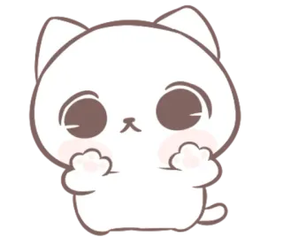 🥺 แมว, น่ารัก, คาวาอิ, สัตว์, สติกเกอร์, ลูกแมว telegram sticker