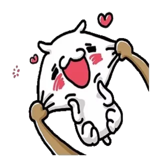 😍 cartoon, cute, character, fun, happy telegram sticker