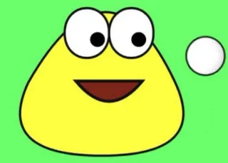 🌟 Pou Pou, huisdier, spel, virtueel huisdier whatsapp sticker
