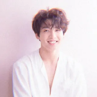 😸 man, smile, kpop, singer, person whatsapp sticker