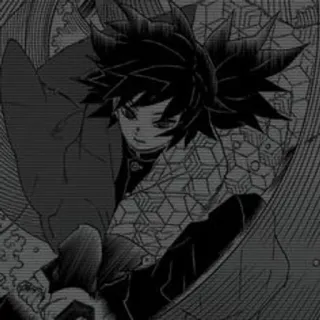 🕳 Giyu Tomioka Demon Slayer Anime, Manga, Demon Slayer, Giyu Tomioka, Illustrazione, Arte telegram sticker