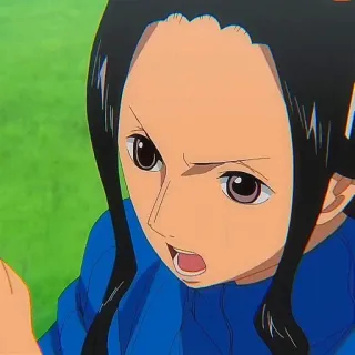 📚 Nico Robin One Piece anime, cartoon, Nico Robin, One Piece, character whatsapp sticker