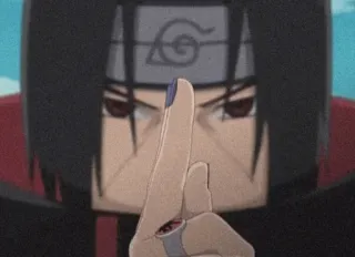 🖤 Itachi Uchiha Naruto Anime, Ninja, Mangekyo, Sharingan, Uchiha, Itachi telegram sticker