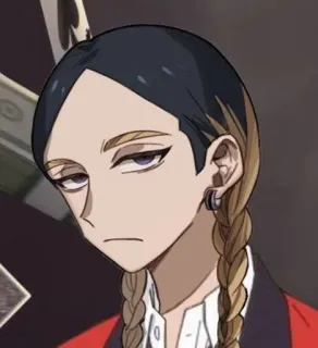 😒 Runa Yomozuki Kakegurui Anime, Manga, Personnage, Kakegurui, Runa Yomozuki telegram sticker
