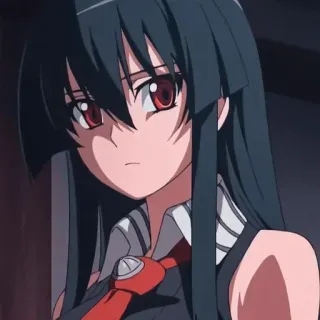 😕 Akame Akame ga Kill! Anime, Akame, Cô gái, Nhân vật telegram sticker