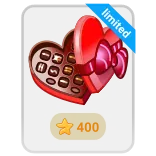 🎁 limited czekolada, walentynki, cukierki, słodki, serce, smakołyk, prezent whatsapp sticker
