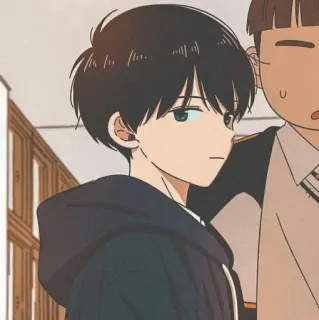 🧃 Anime, Kreskówka, Student, Styl koreański telegram sticker