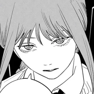 😐 Makima Chainsaw Man anime, manga, Makima, Chainsaw Man, character, fiction telegram sticker