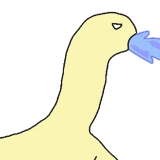 💬 pato, desenho animado, animal, fogo telegram sticker