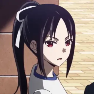 😠 Kaguya Shinomiya Kaguya-sama: Love Is War Аниме, Мультфильм, Персонаж, Кагуя Синомия, Kaguya-sama, Любовь - это война telegram sticker