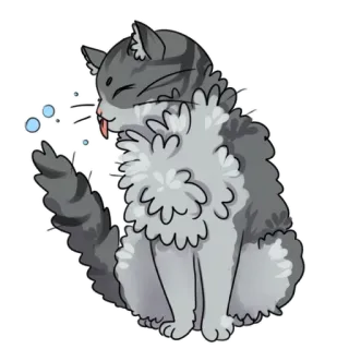 Fluffy Pussies telegram stickers
