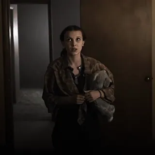🧸 Eleven Stranger Things millie bobby brown, eleven, stranger things, monstro, ficção científica telegram sticker