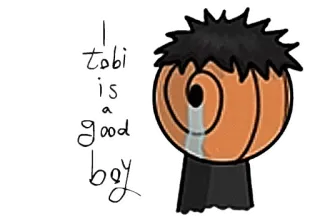 akatsuki-chibi🍊tobi telegram stickers
