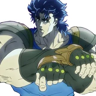 👊 Jonathan Joestar JoJo's Bizarre Adventure Anime, Jojo, Le bizzarre avventure di JoJo, Jonathan Joestar, Personaggio telegram sticker