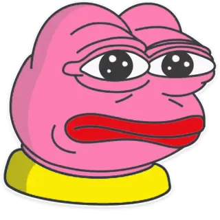 😕 Pepe the Frog rã, Pepe, meme, desenho animado, internet telegram sticker
