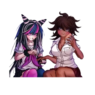 💅 Ibuki Mioda Danganronpa Anime, Mädchen, Danganronpa, Charakter telegram sticker