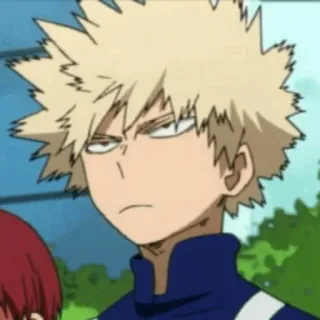 🍺 Bakugo Katsuki My Hero Academia Anime, Manga, Bakugo, My Hero Academia, Karakter, Fanart telegram sticker