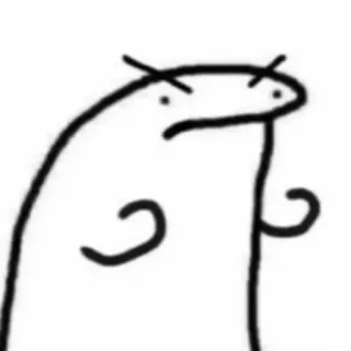 🤛 stick figure, angry, meme, cartoon telegram sticker