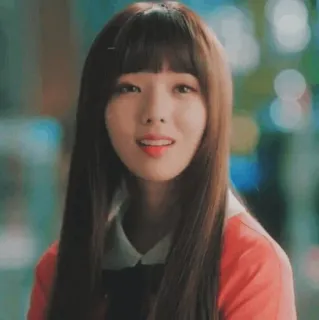 ❄ femme, portrait, asiatique, coréenne, femme, personne telegram sticker