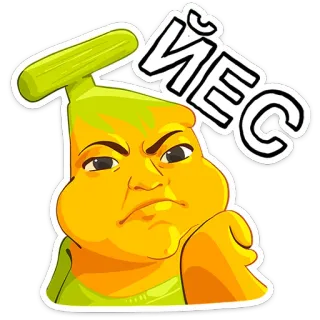 🍌 МĘС śmieszne, mem, zły, kreskówka, banan whatsapp sticker