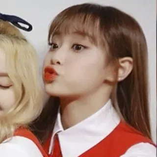 🐧 kpop, mulher, asiática, feminino, retrato, pessoa telegram sticker