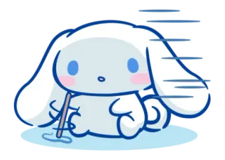 🐰 Cinnamoroll cute, bunny, kawaii, cinnamoroll, dog, sanrio telegram sticker