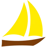 ⛵️ veleiro, barco, navegação, mar, água, transporte, marítimo, embarcação telegram sticker