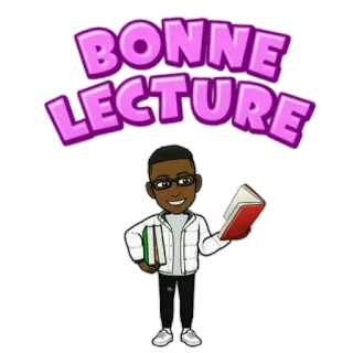 😊 BONNE LECTURE 読書, 本, 学生, テキスト, フランス語 telegram sticker