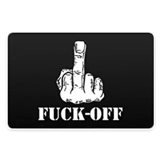 🖕 FUCK-OFF middle finger, offensive, rude, gesture telegram sticker
