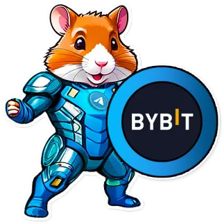 🏦 BYBIT criceto, armatura, crypto, finanza, trading telegram sticker