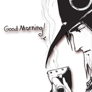 ☕ Good Morning! bom dia, café, anime, manhã telegram sticker
