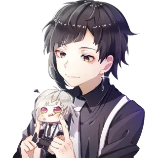 😊 Anime, Charakter, Kunst, Manga, Digitale Kunst telegram sticker