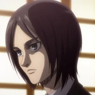 🖤 Pieck Finger Attack on Titan アニメ, 進撃の巨人, ピーク, ピーク・フィンガー telegram sticker