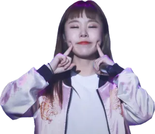 🤗 wanita, asia, tersenyum, bahagia, imut, gadis telegram sticker
